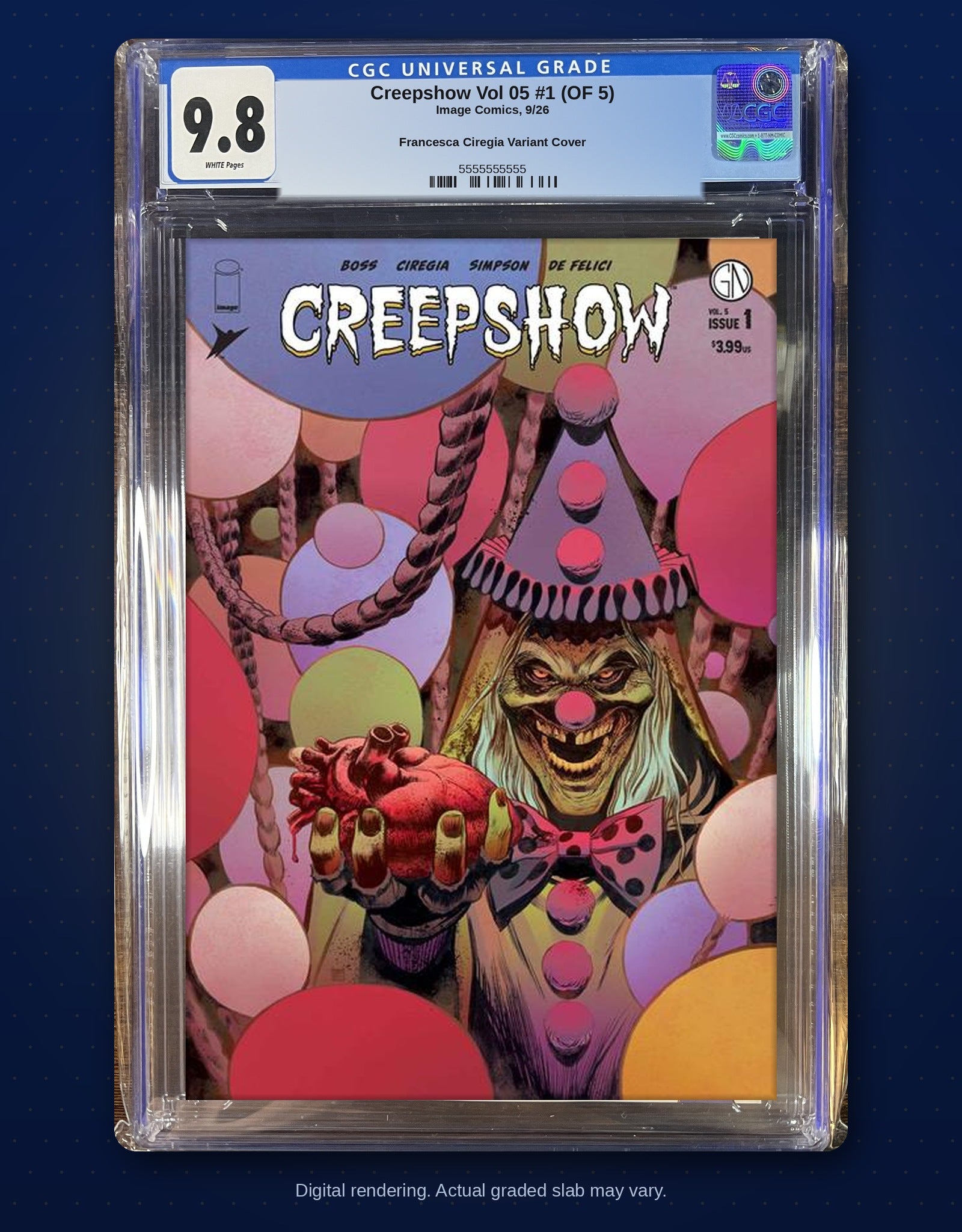 CGC 9.8 slab digital rendering