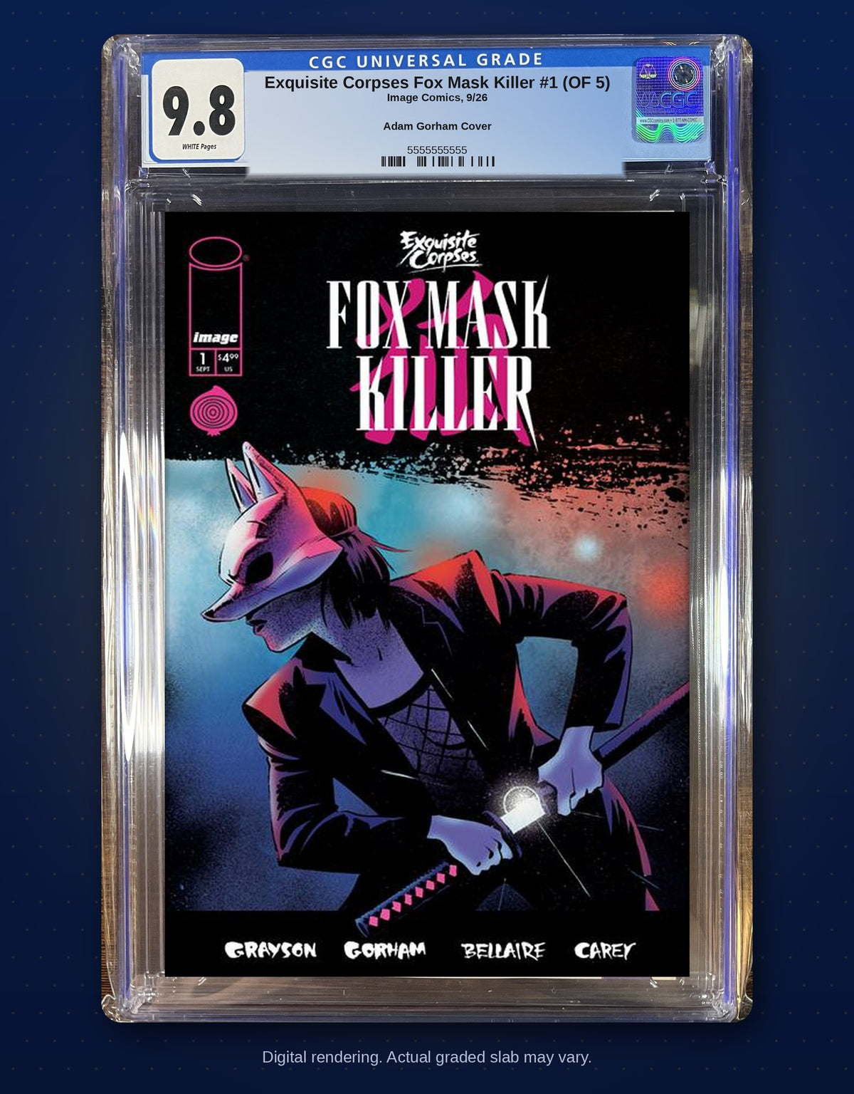 CGC 9.8 slab digital rendering