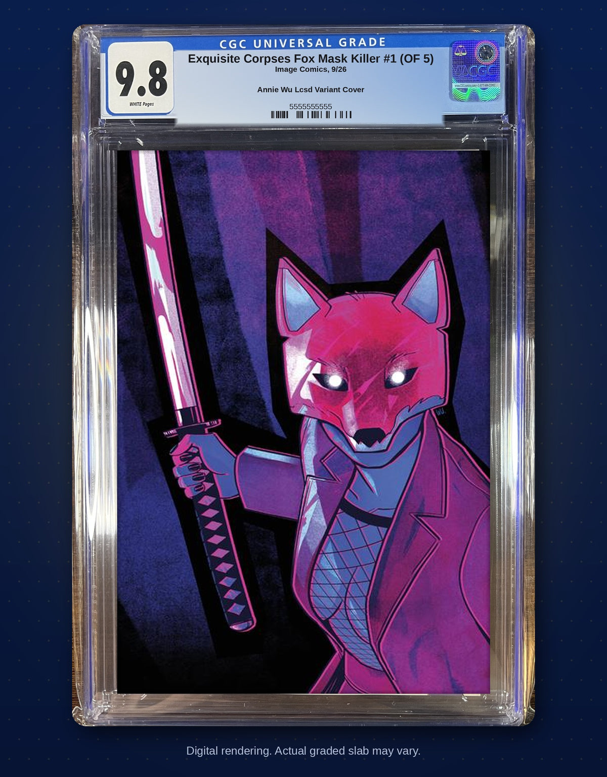 CGC 9.8 slab digital rendering