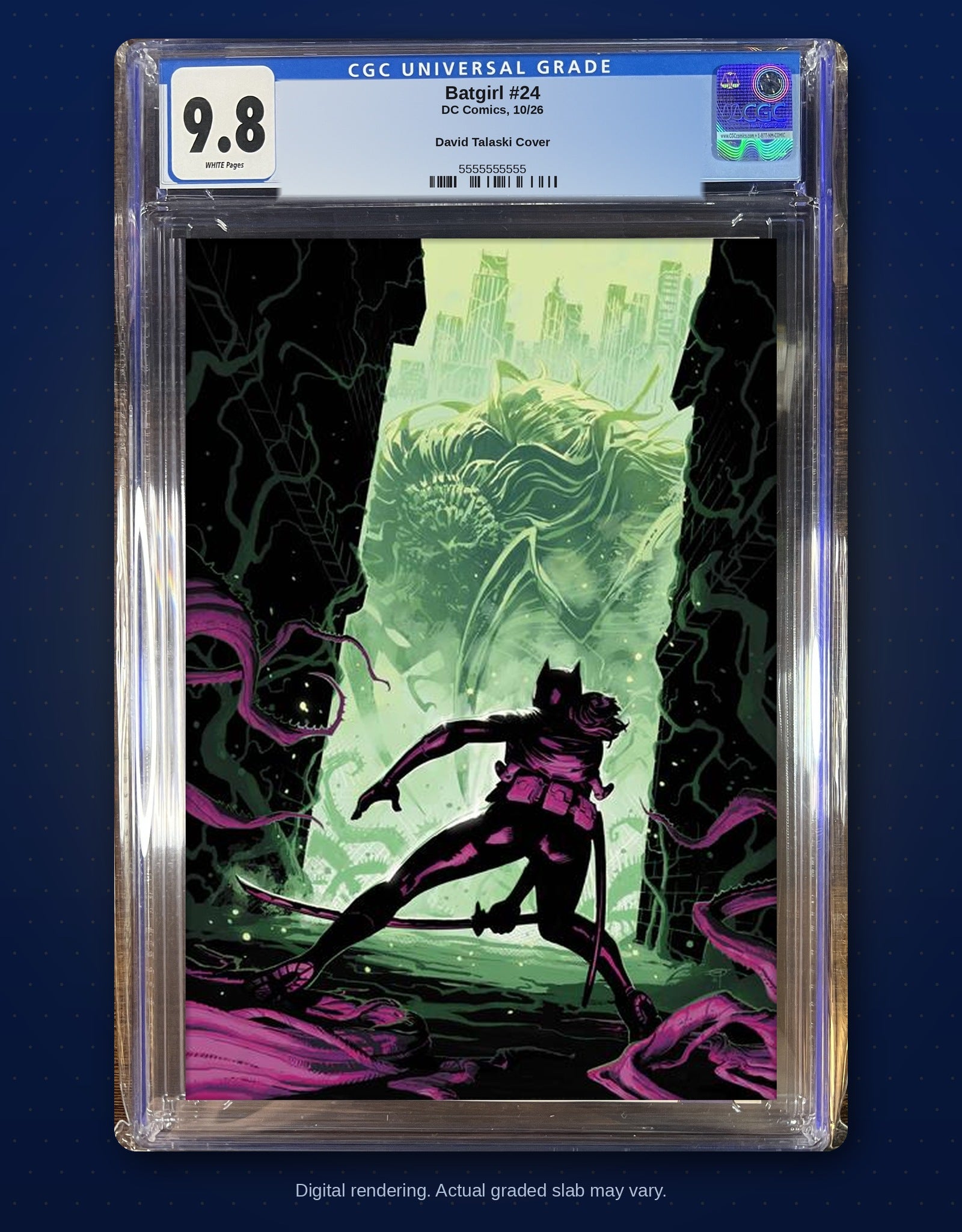 CGC 9.8 slab digital rendering