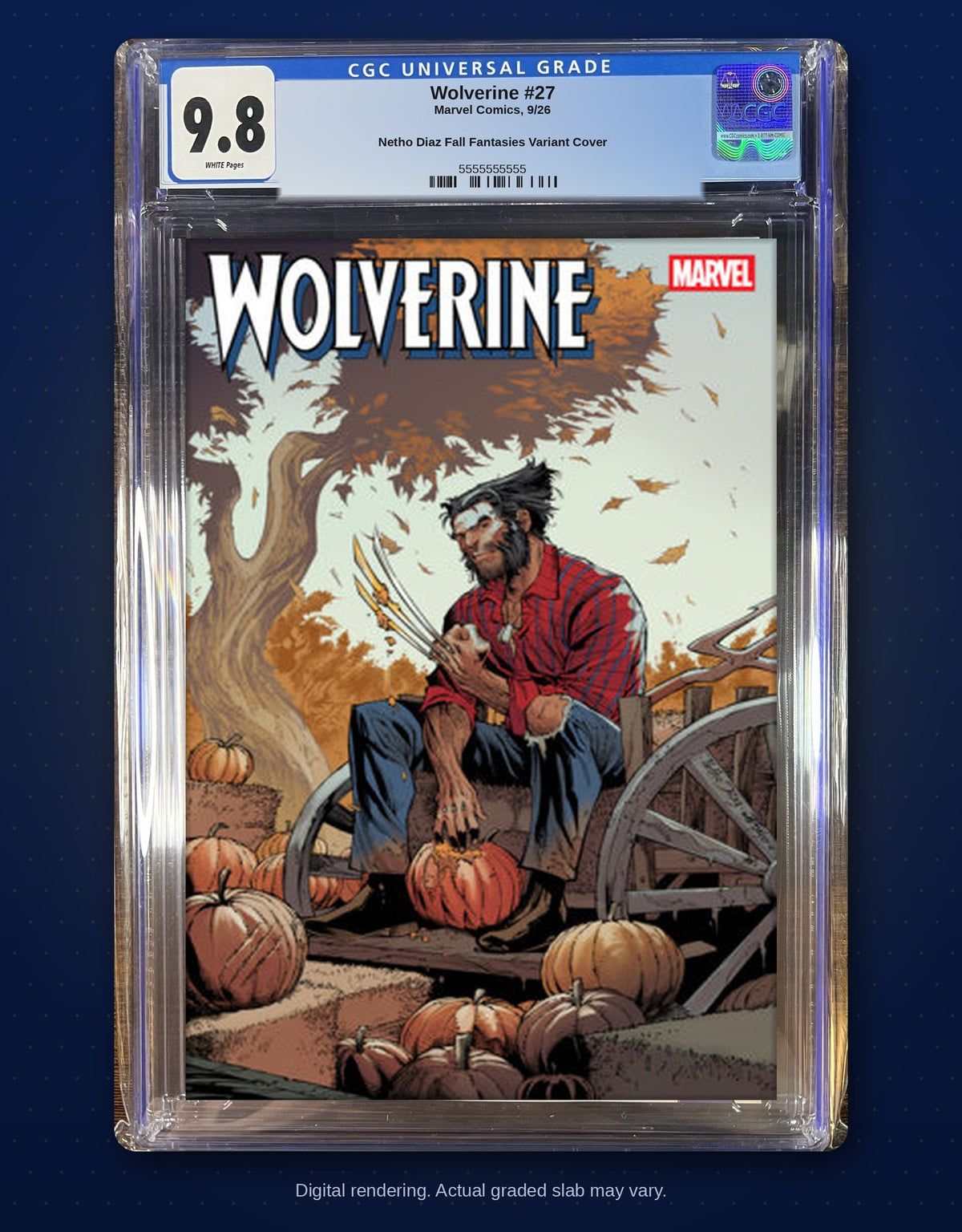 CGC 9.8 slab digital rendering