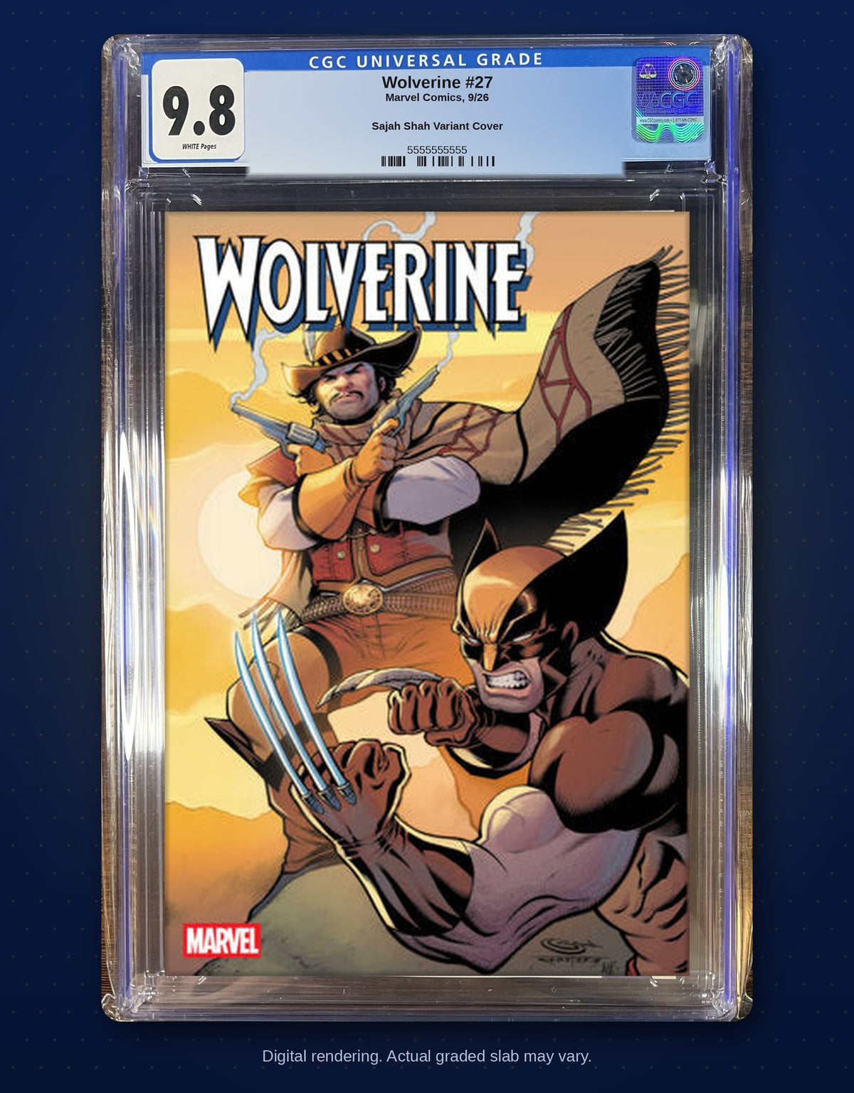 CGC 9.8 slab digital rendering