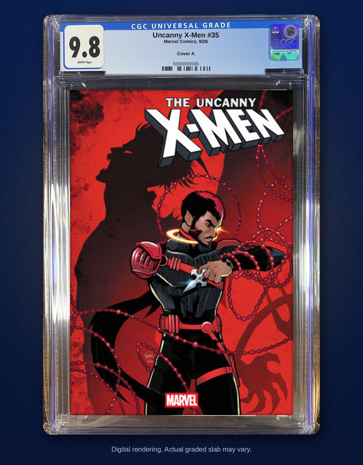 CGC 9.8 slab digital rendering