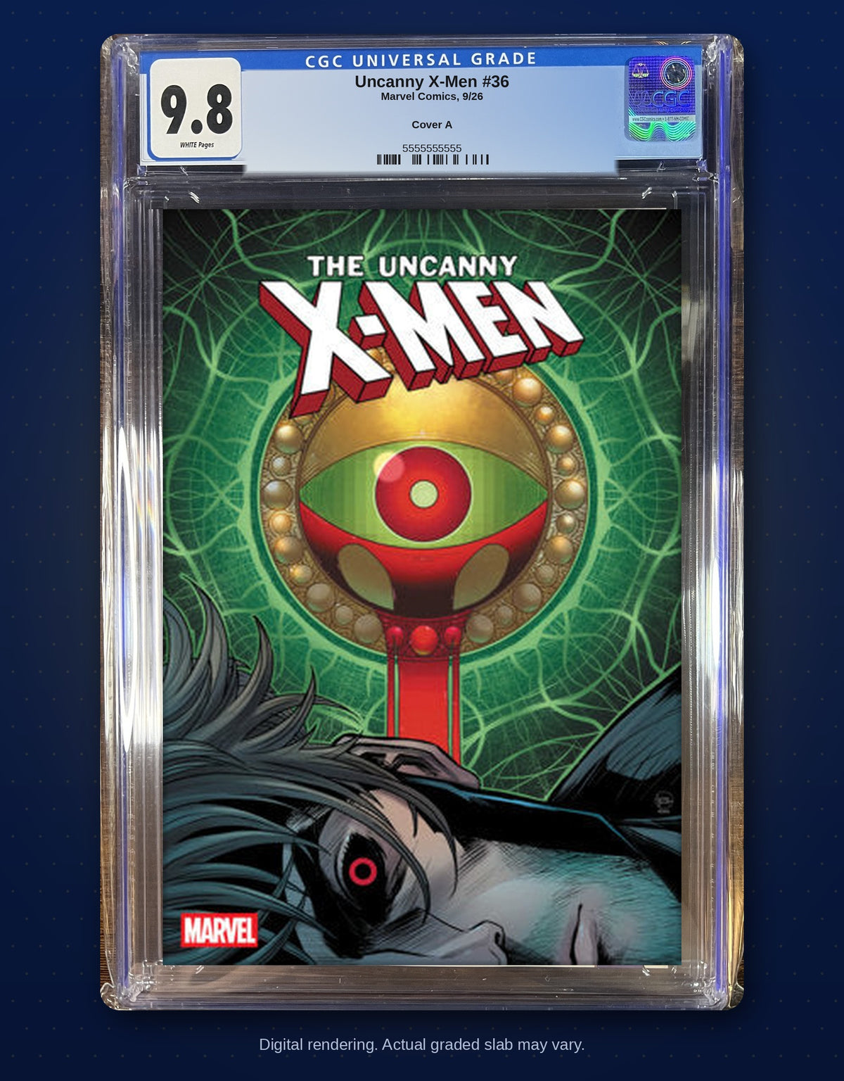 CGC 9.8 slab digital rendering