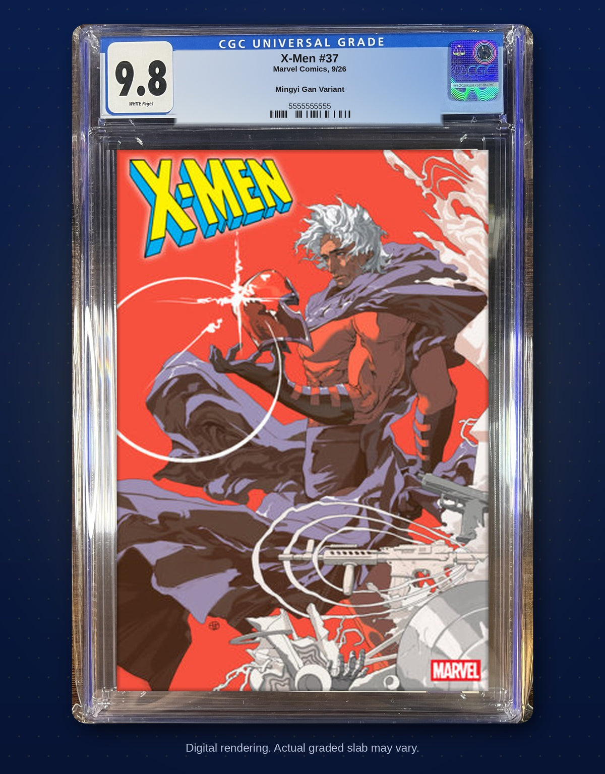 CGC 9.8 slab digital rendering