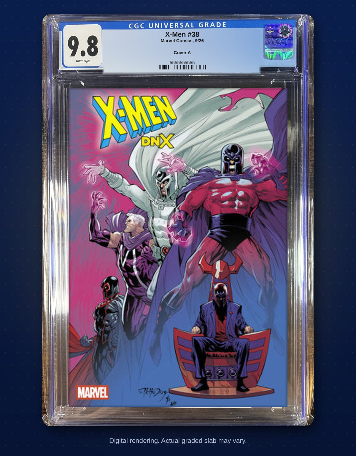 CGC 9.8 slab digital rendering