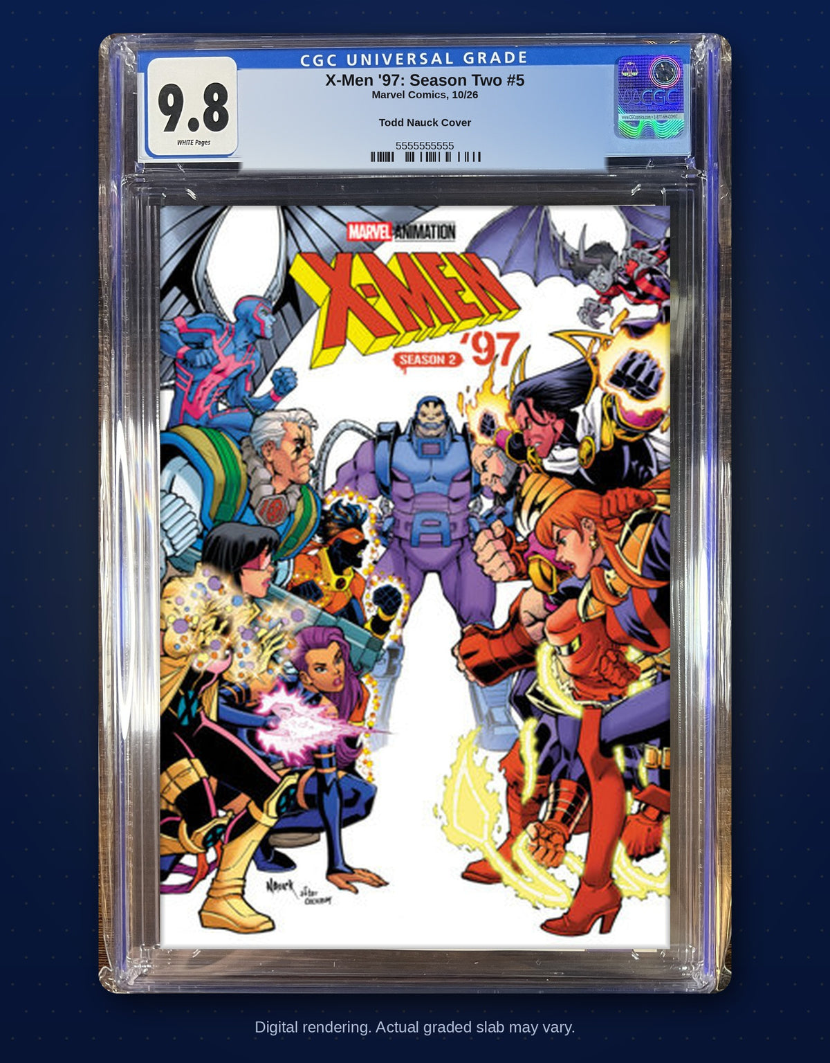 CGC 9.8 slab digital rendering