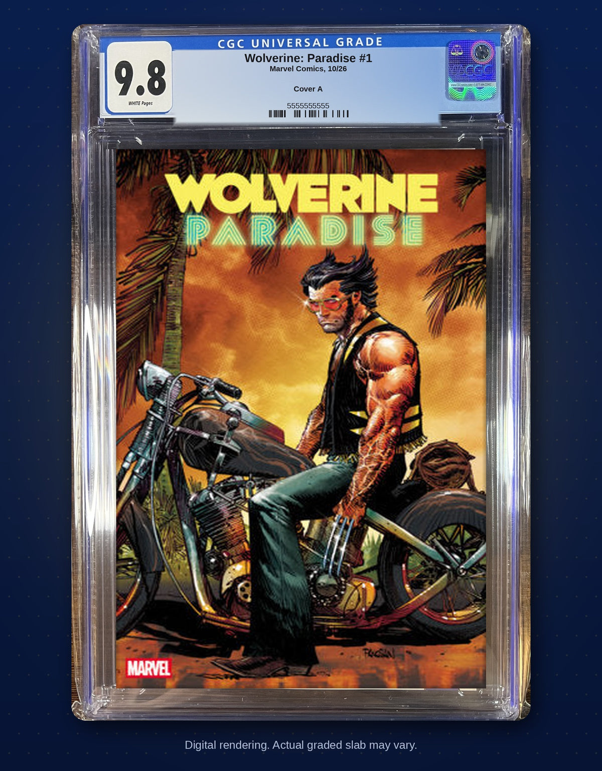 CGC 9.8 slab digital rendering