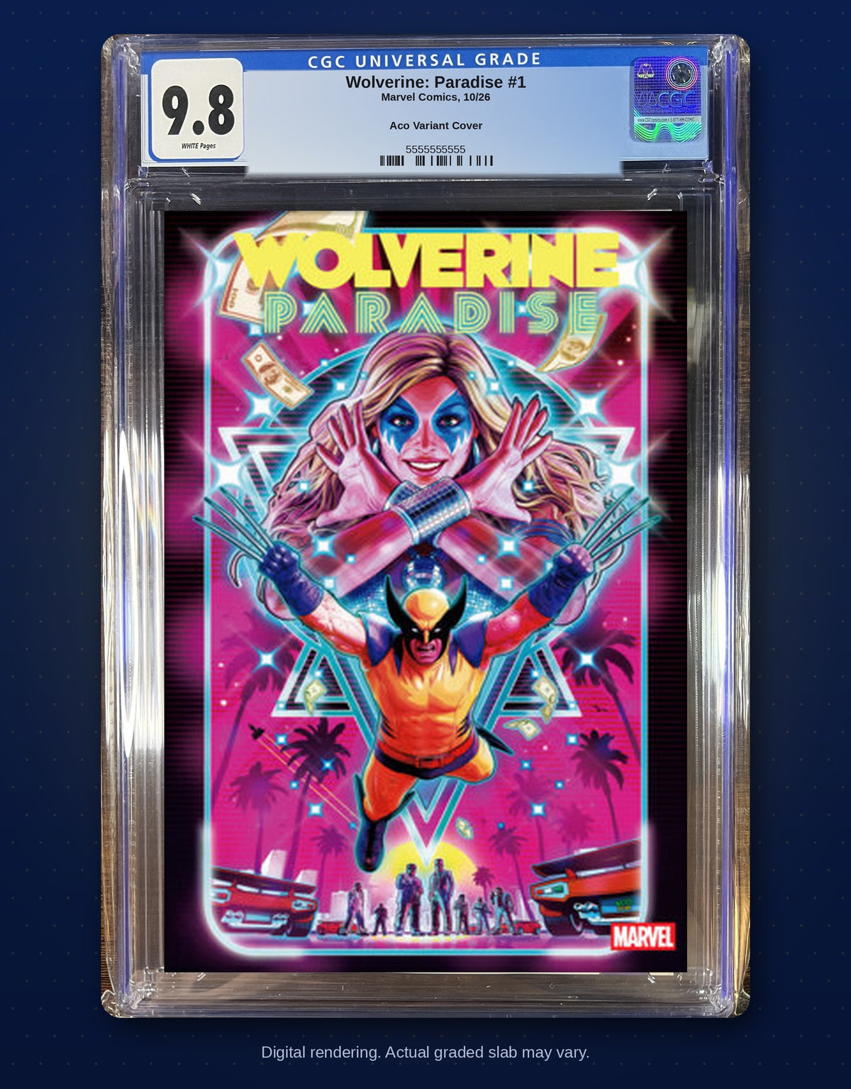CGC 9.8 slab digital rendering