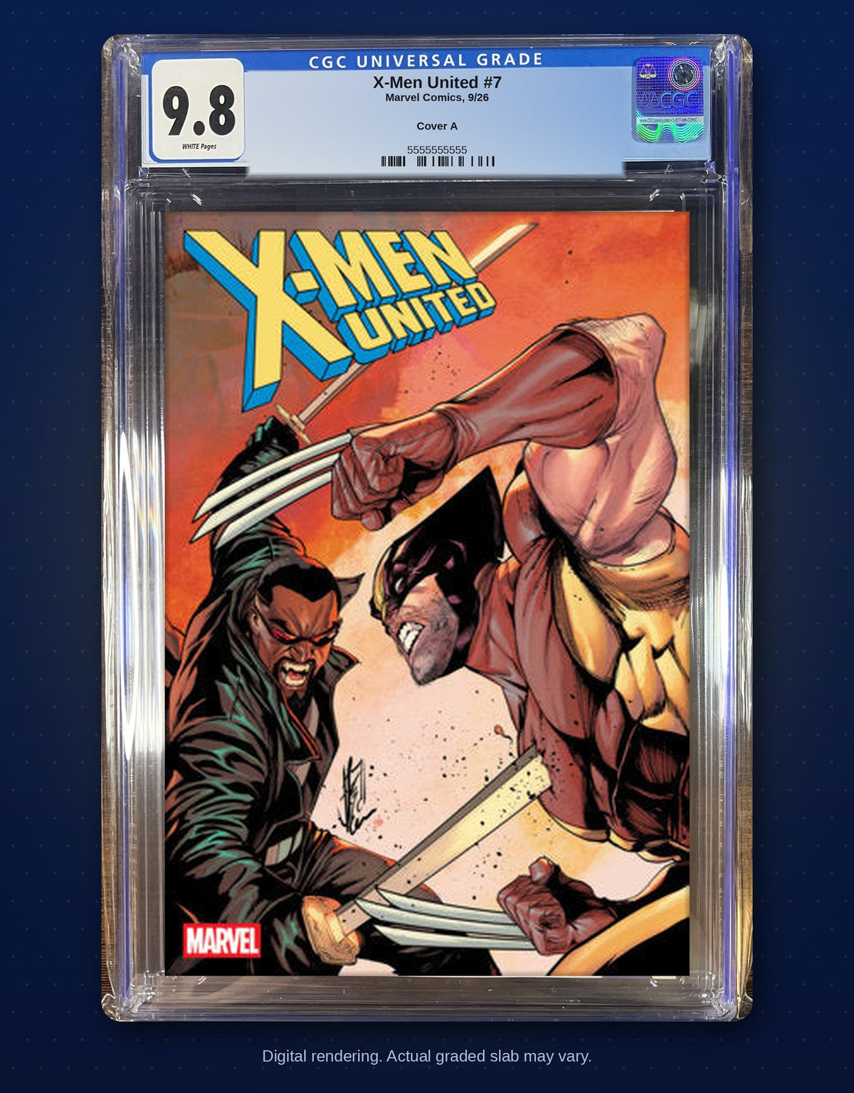 CGC 9.8 slab digital rendering
