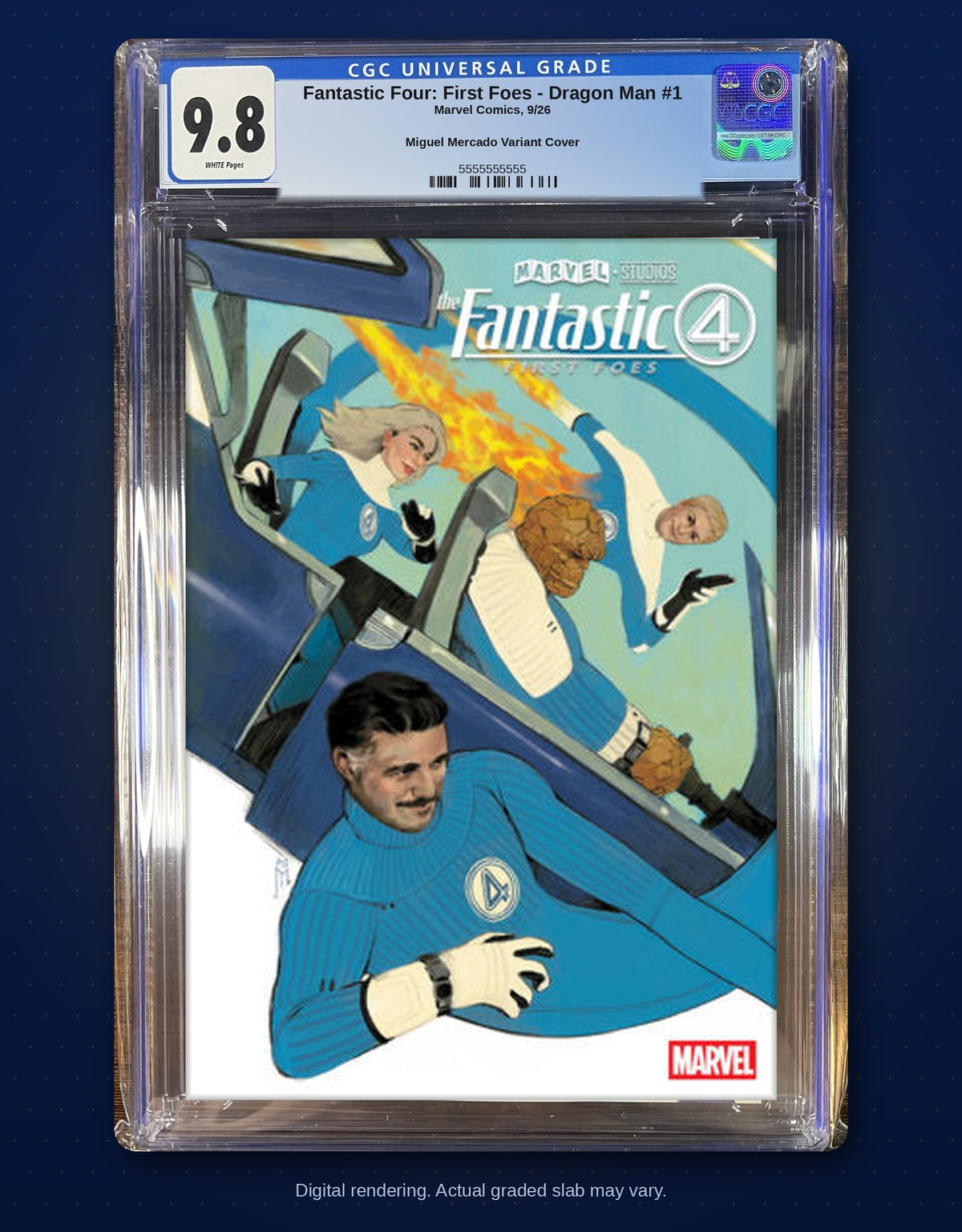 CGC 9.8 slab digital rendering