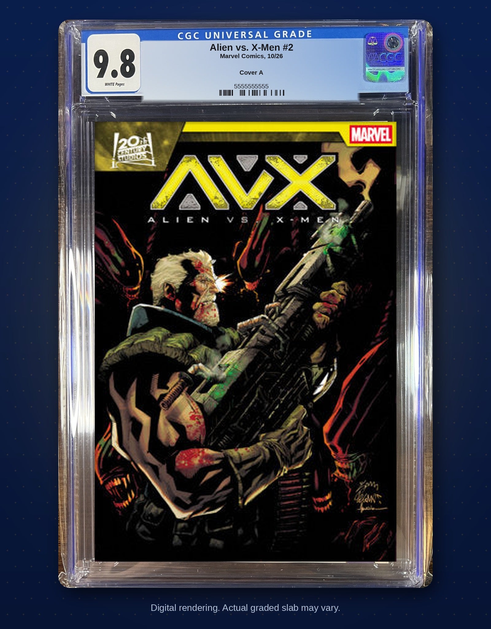 CGC 9.8 slab digital rendering