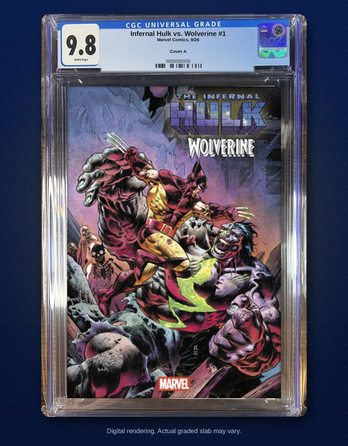 CGC 9.8 slab digital rendering