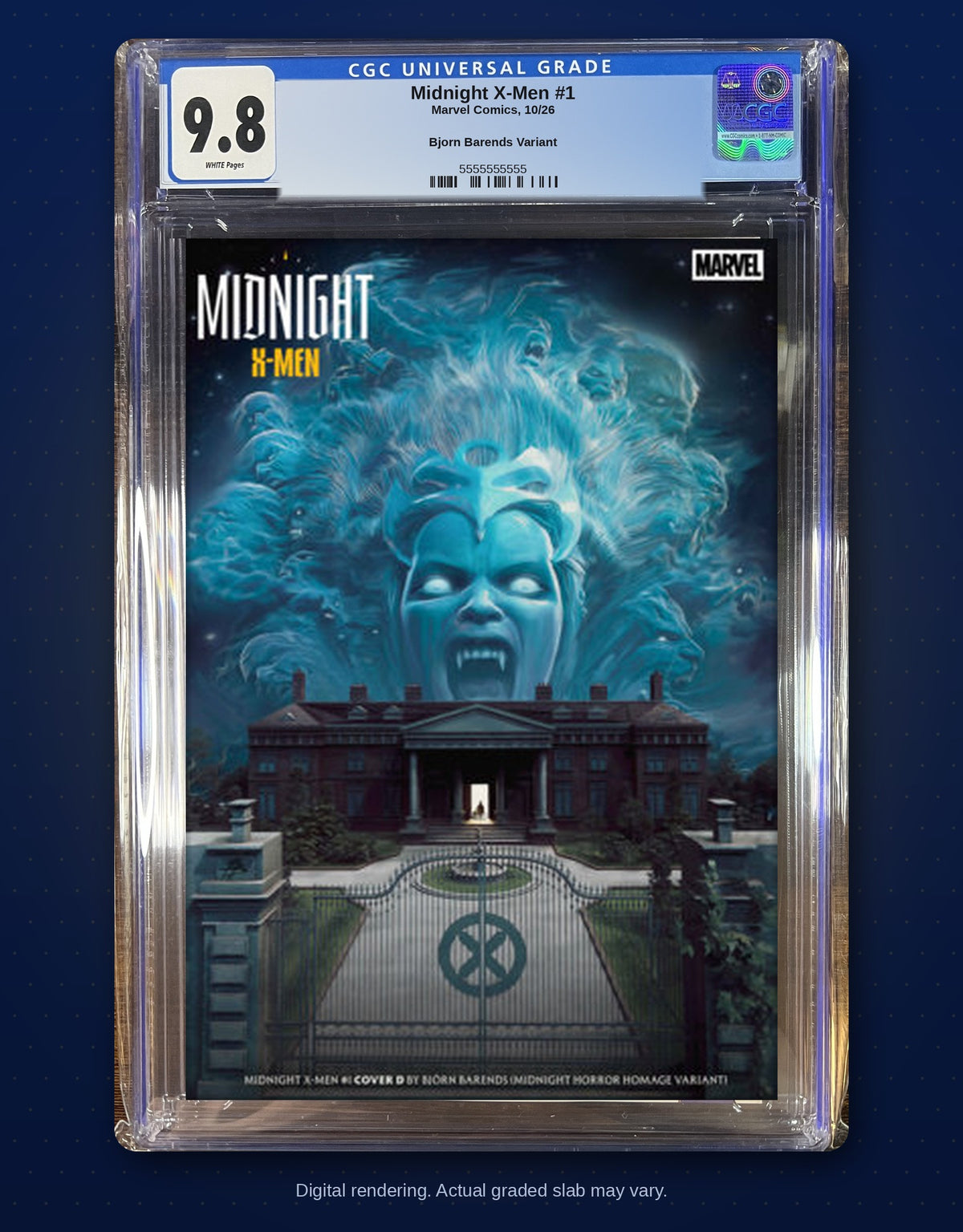 CGC 9.8 slab digital rendering