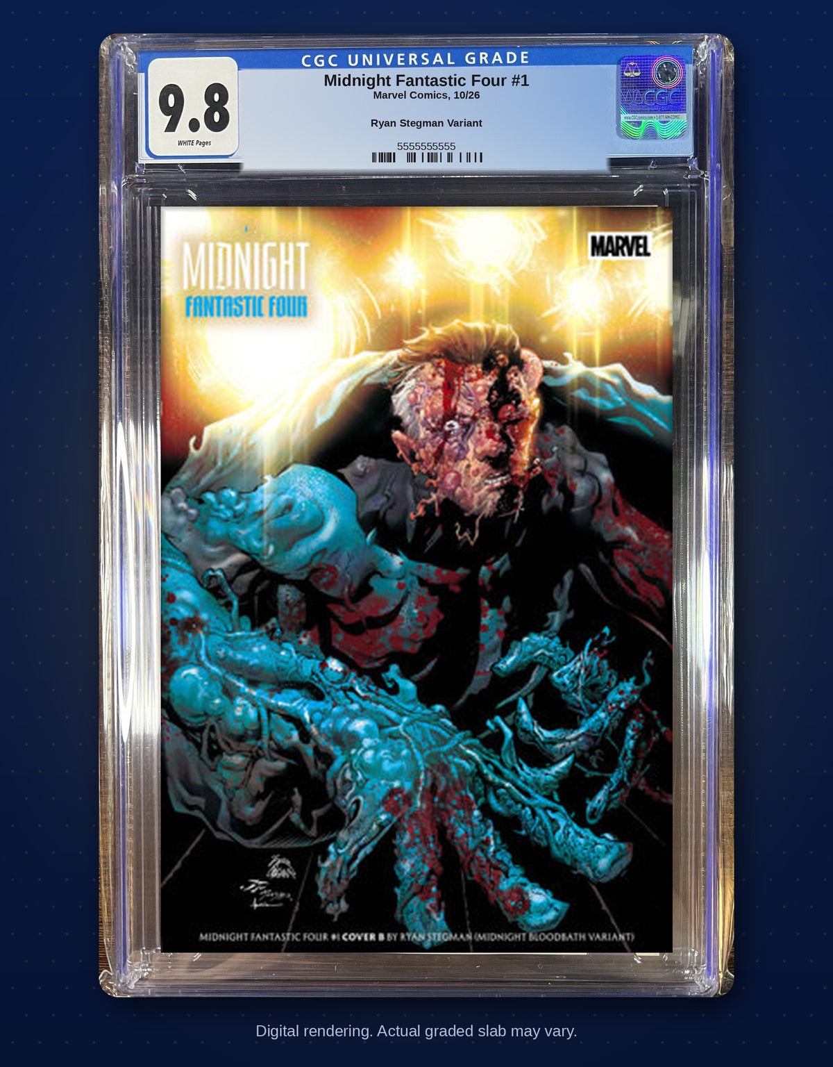 CGC 9.8 slab digital rendering