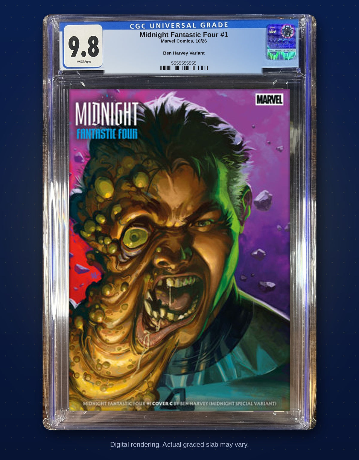 CGC 9.8 slab digital rendering