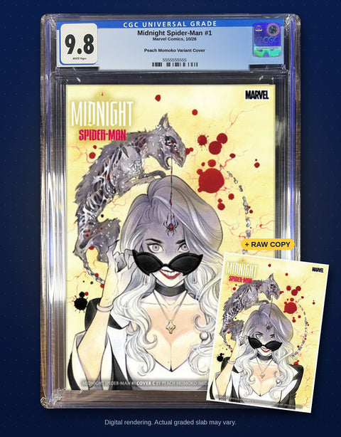Midnight Spider-Man #1 Peach Momoko Variant — CGC 9.8 Presale