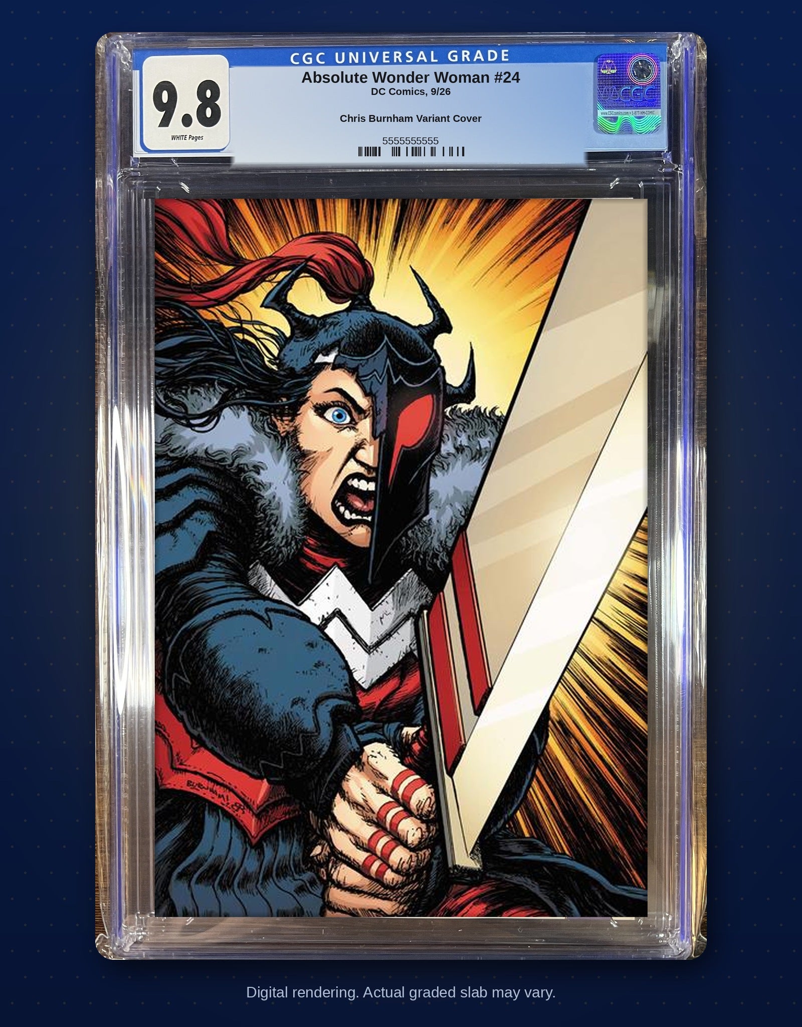 CGC 9.8 slab digital rendering