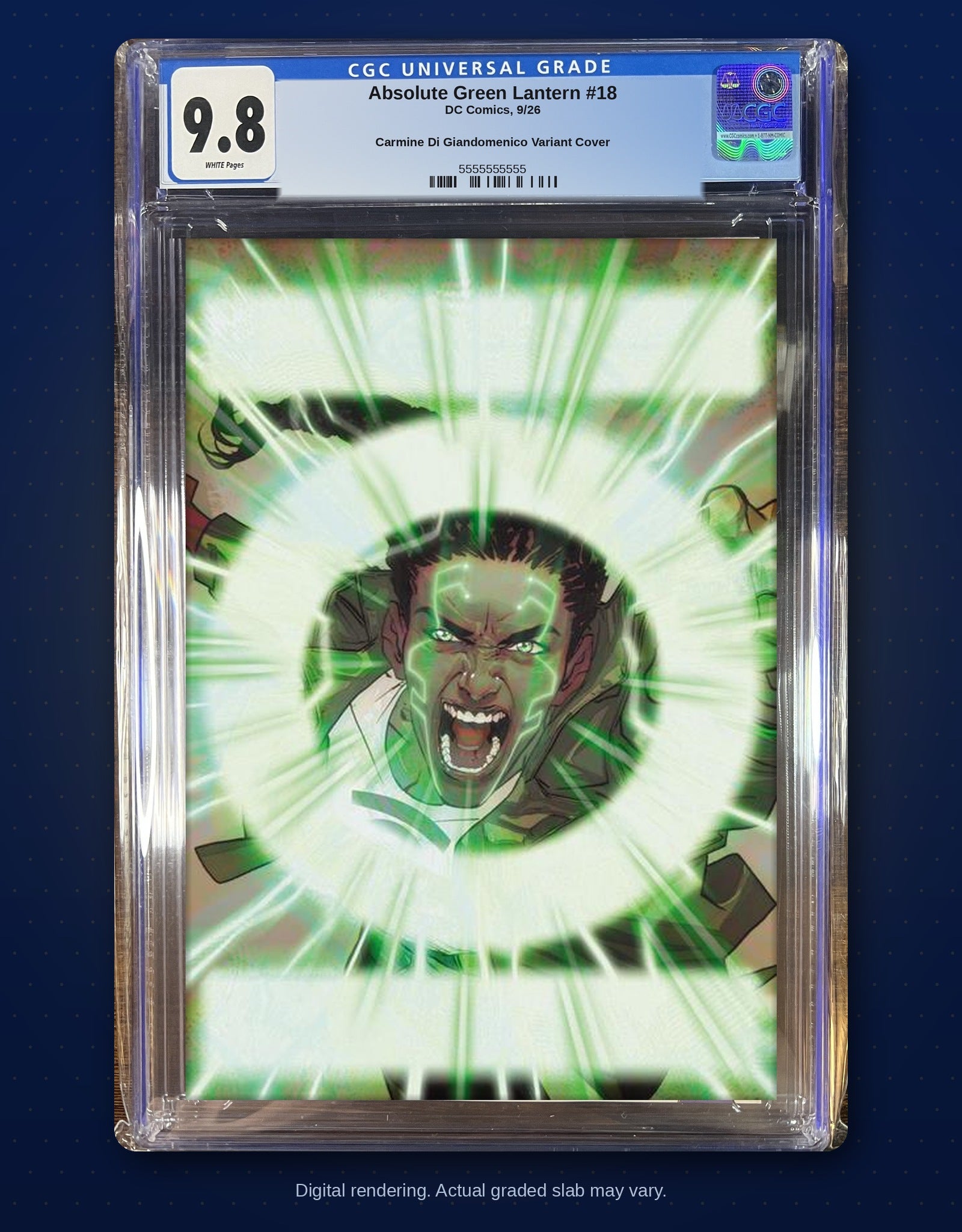 CGC 9.8 slab digital rendering