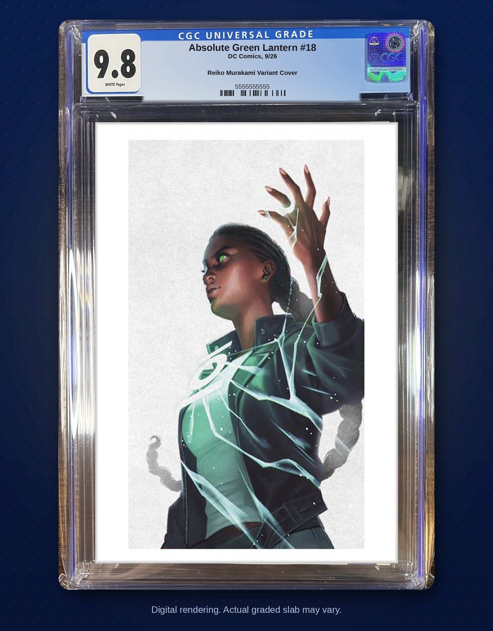 CGC 9.8 slab digital rendering