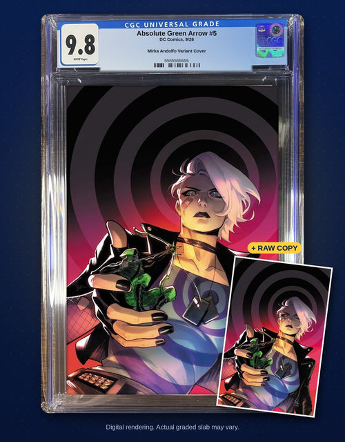 Raw plus CGC 9.8 bundle digital rendering