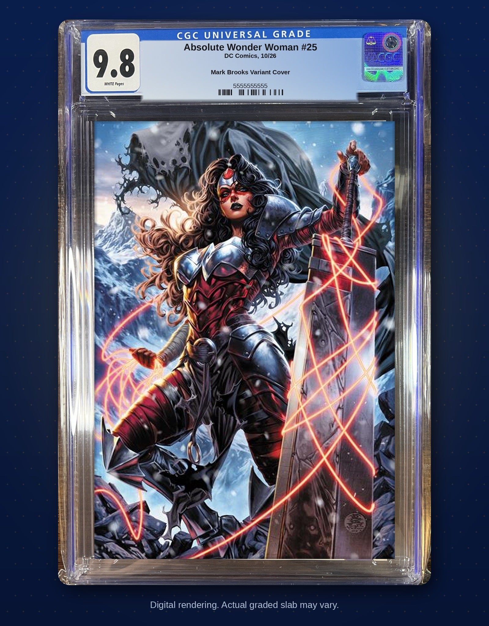 CGC 9.8 slab digital rendering