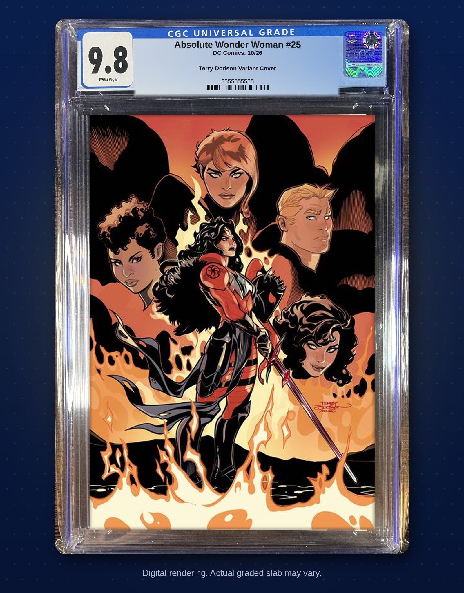 CGC 9.8 slab digital rendering