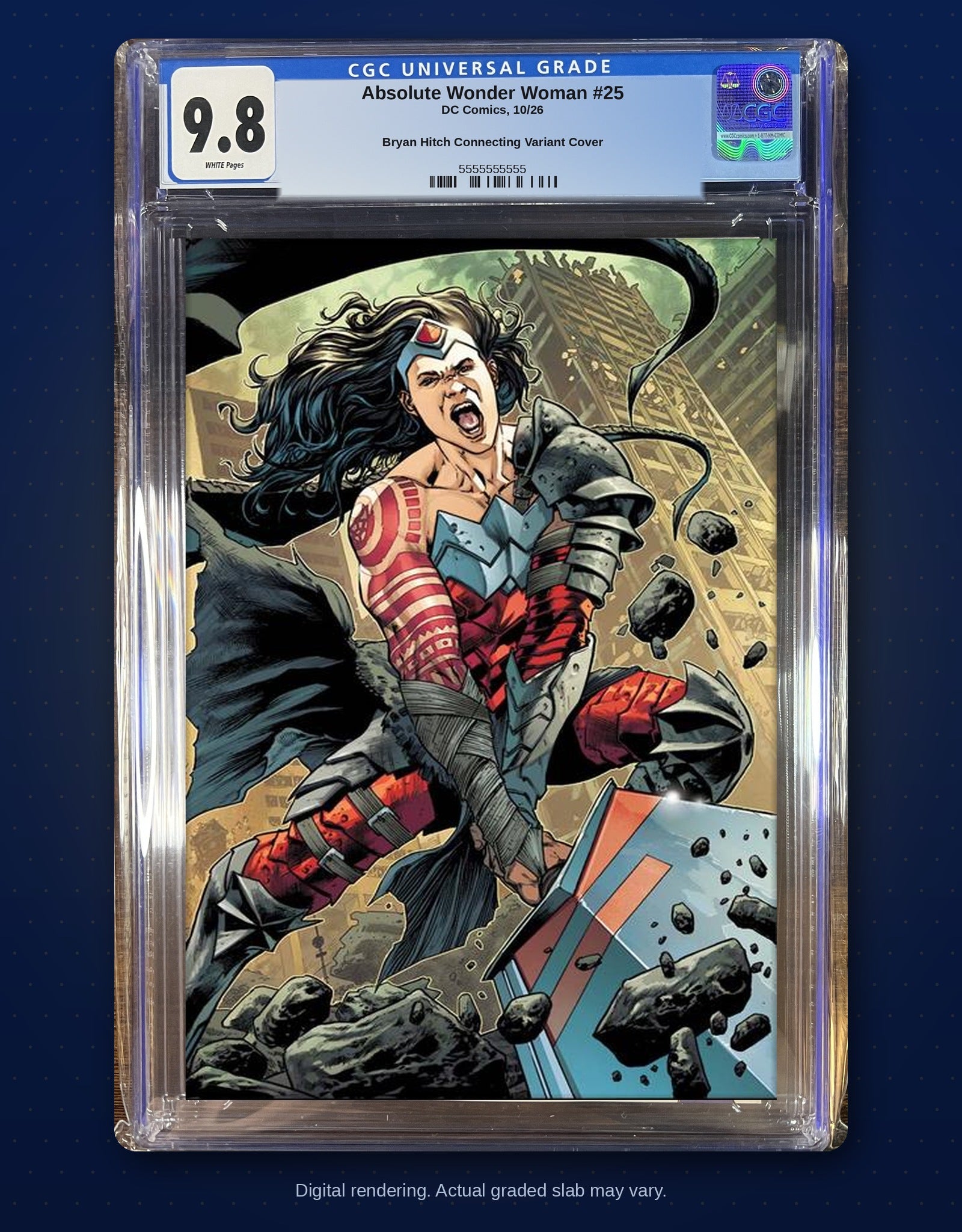 CGC 9.8 slab digital rendering