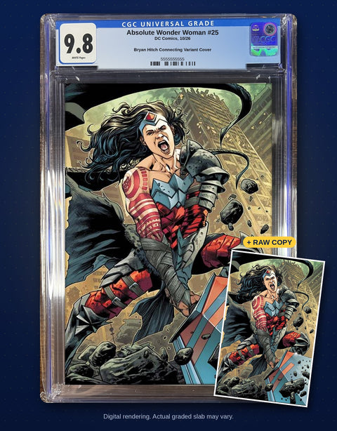 Absolute Wonder Woman #25 Cover D (Bryan Hitch Connecting) — CGC 9.8 Presale