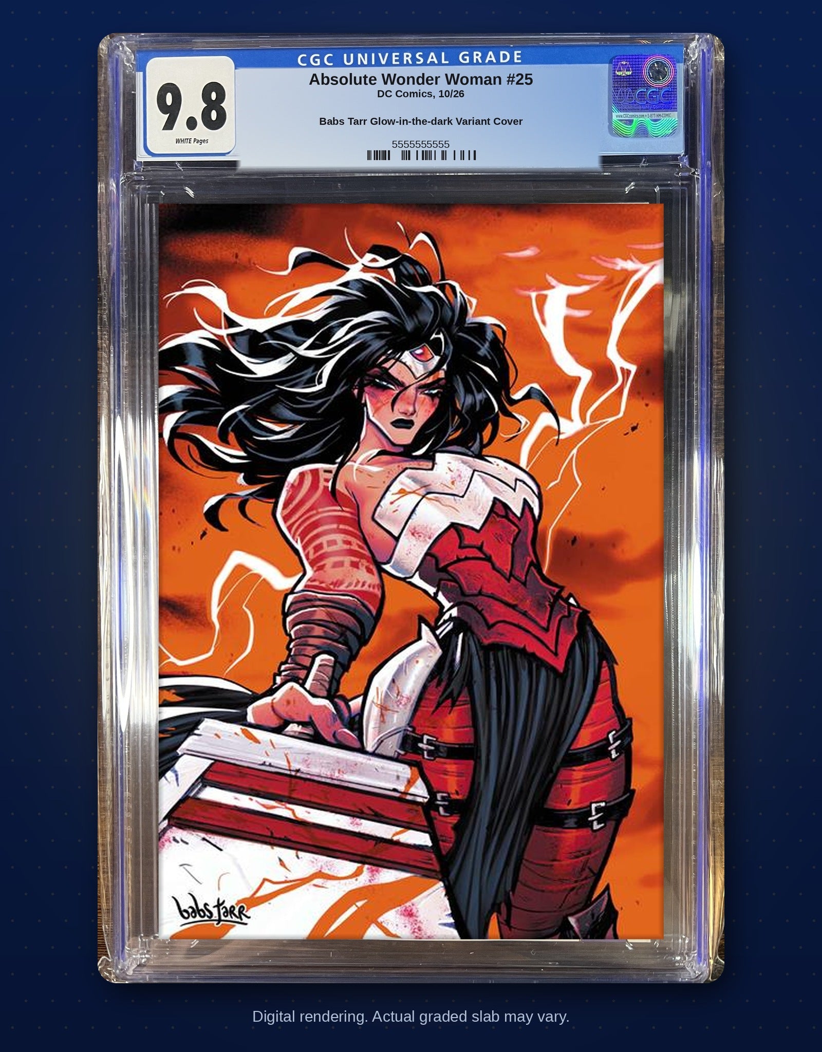CGC 9.8 slab digital rendering