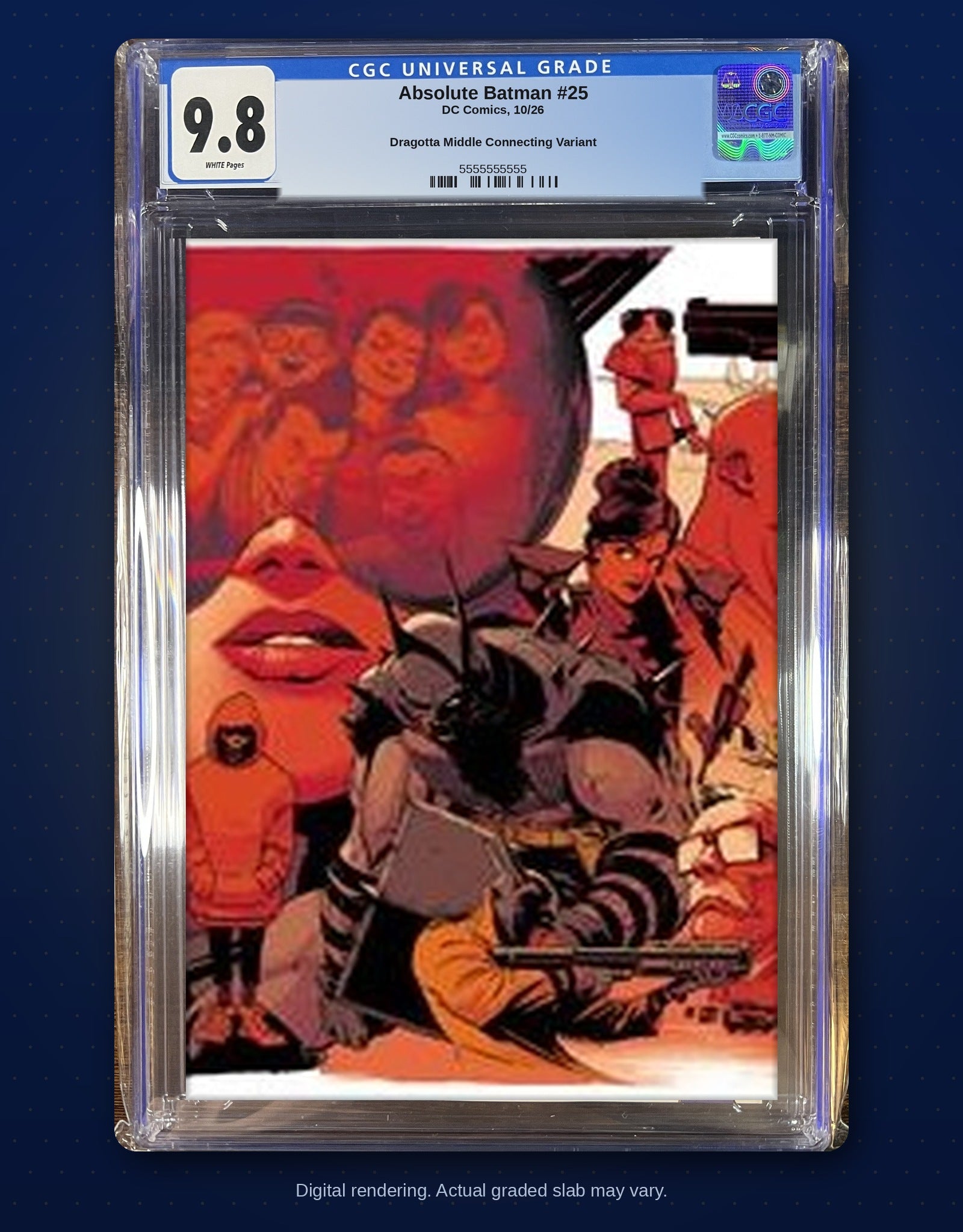 CGC 9.8 slab digital rendering