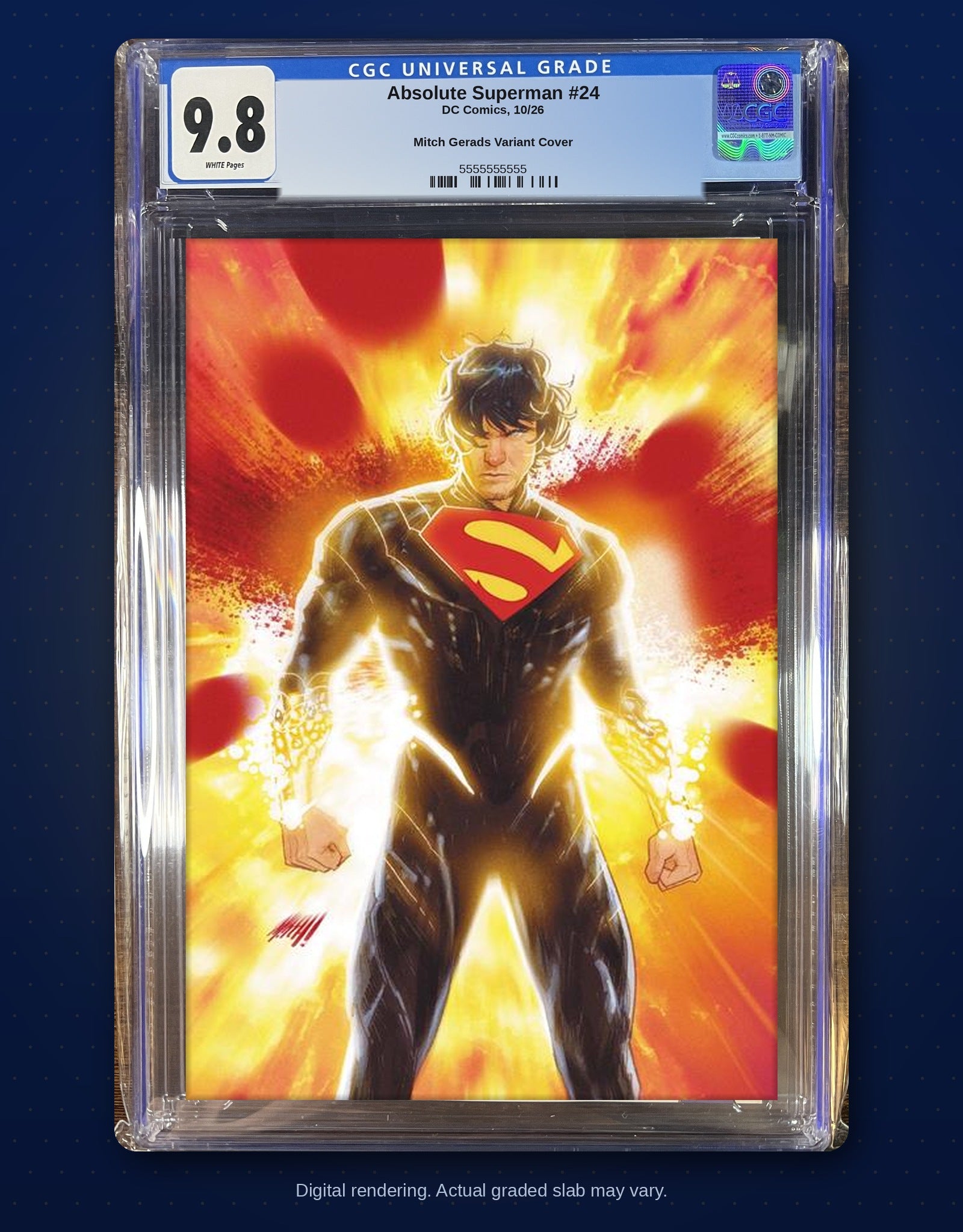 CGC 9.8 slab digital rendering