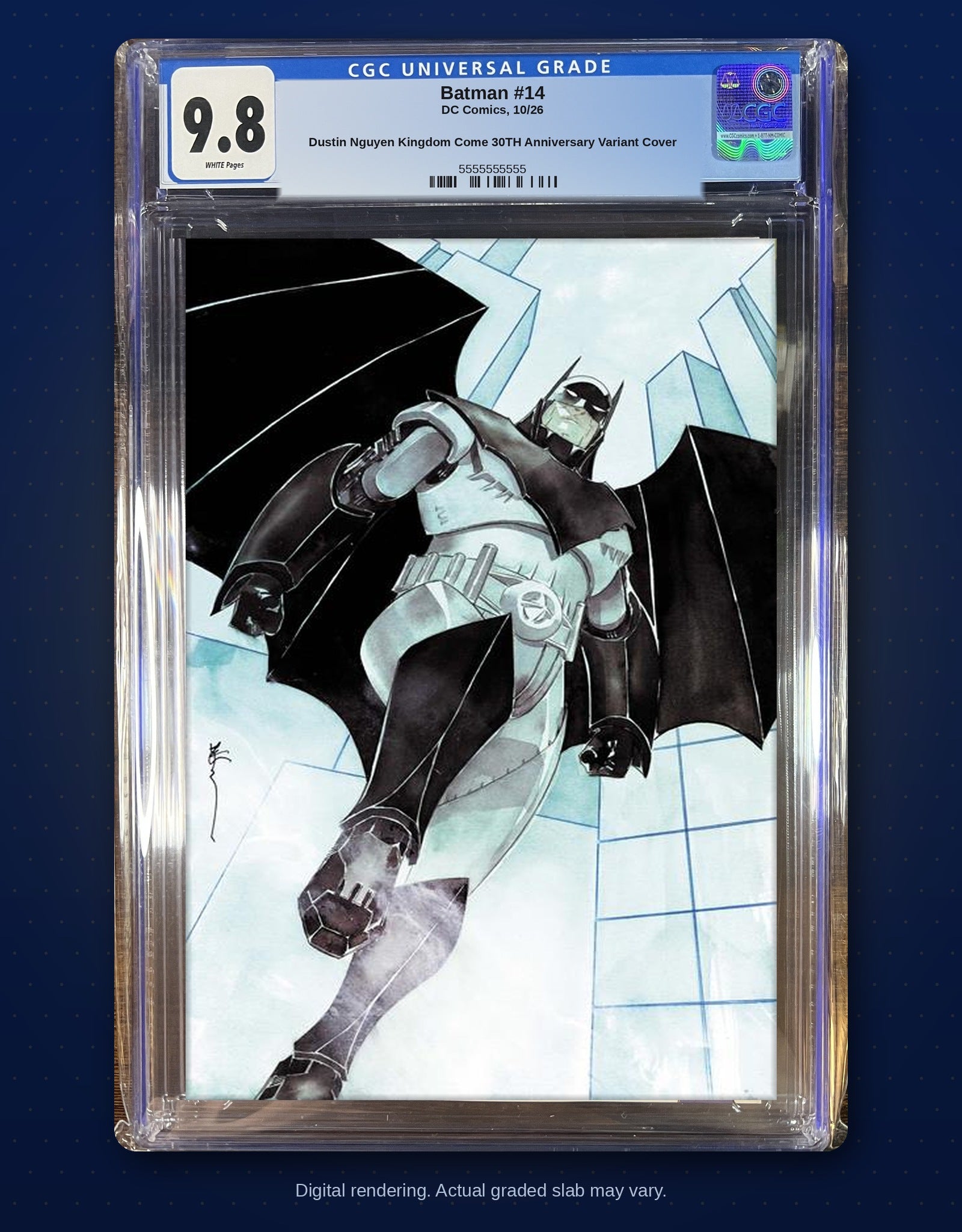 CGC 9.8 slab digital rendering