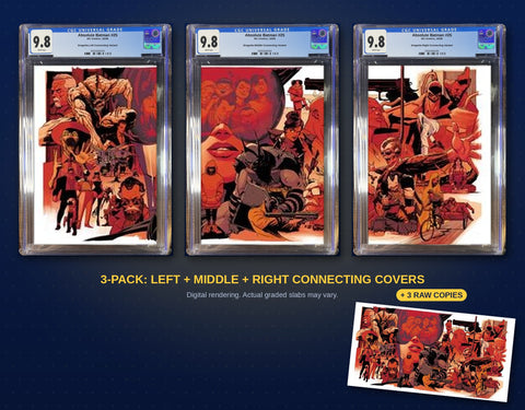 Absolute Batman #25 Nick Dragotta Connecting Covers 3-Pack (Left, Middle, Right) — CGC 9.8 Presale