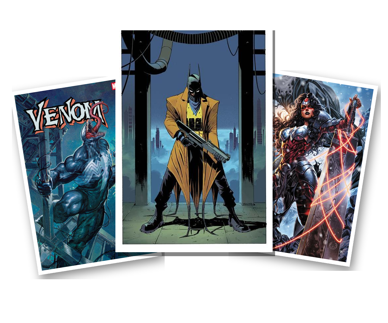 Upcoming preorder covers: Venom #1, Absolute Batman #24, Absolute Wonder Woman #25