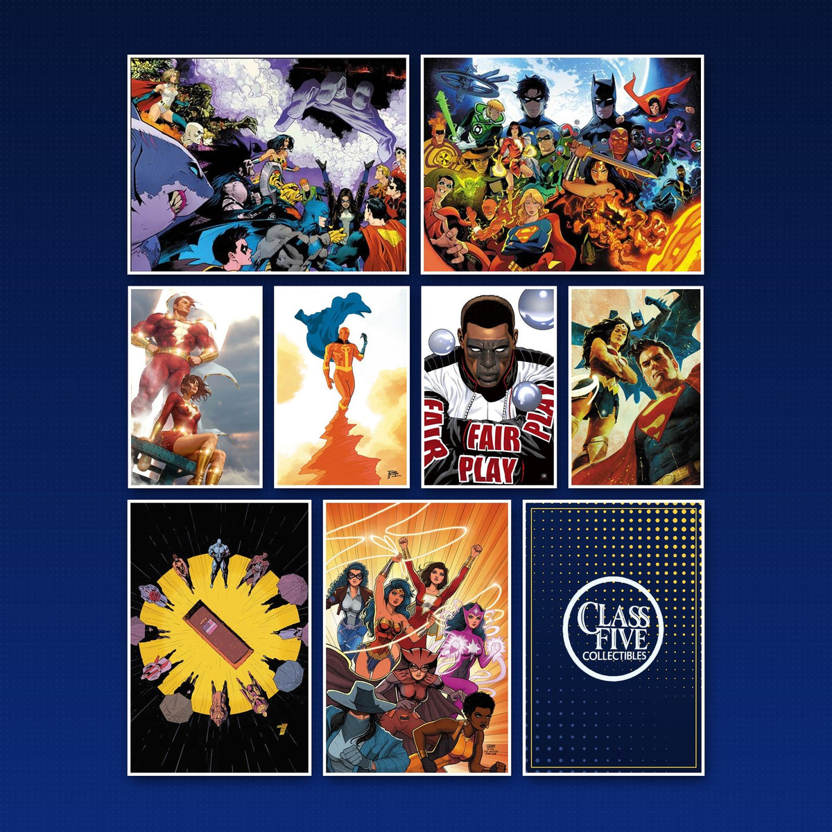 Justice League Unlimited #25 Covers A-I Set (9 Covers) — PREORDER