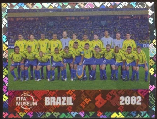 2026 Panini World Cup Sticker — FIFA Museum FOIL: Brazil 2002 World Champions