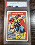 1990 Marvel Universe #18 Thor Impel PSA 6 EX-MT