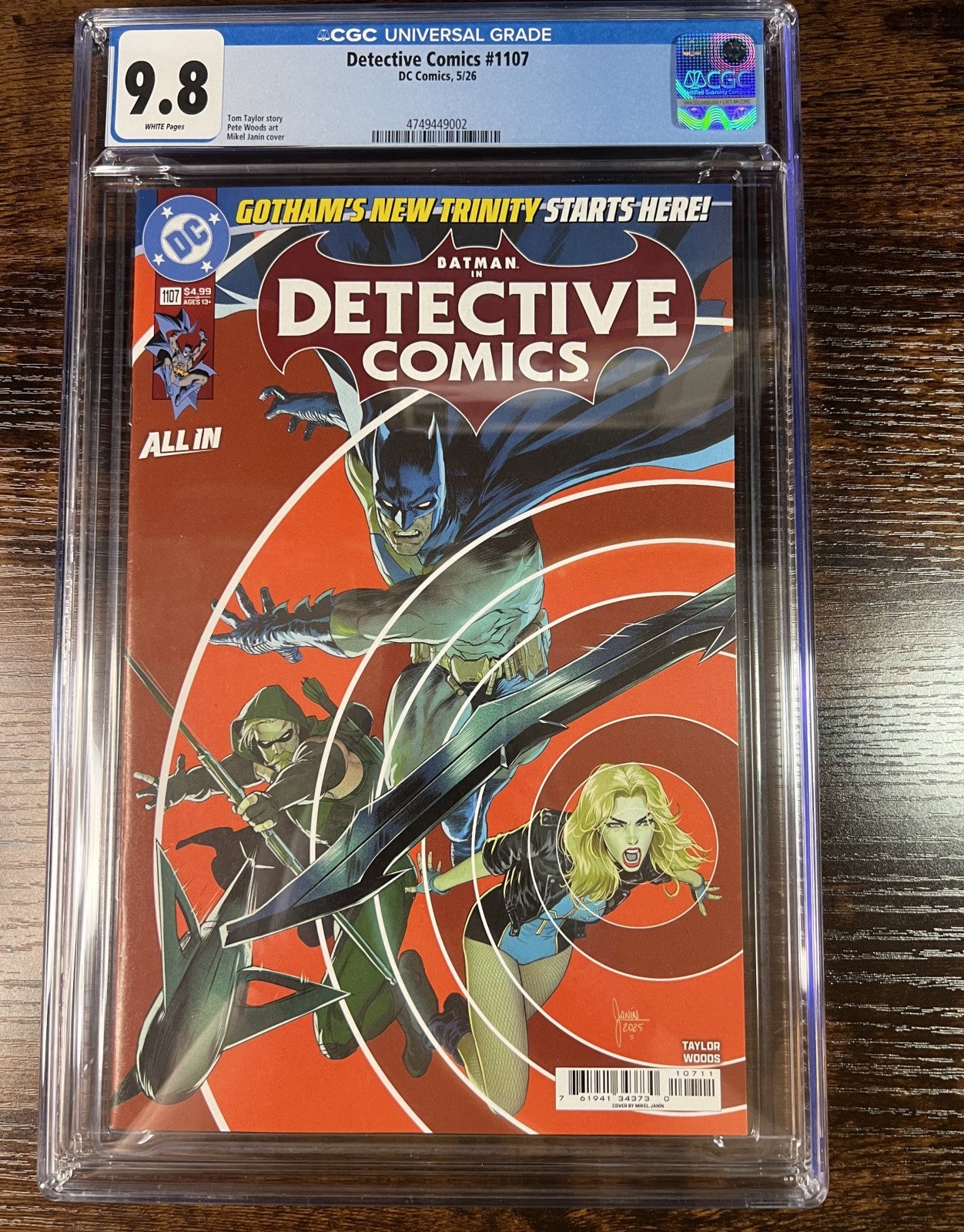 Detective Comics #1107 Tom Taylor All In CGC 9.8 DC 2026