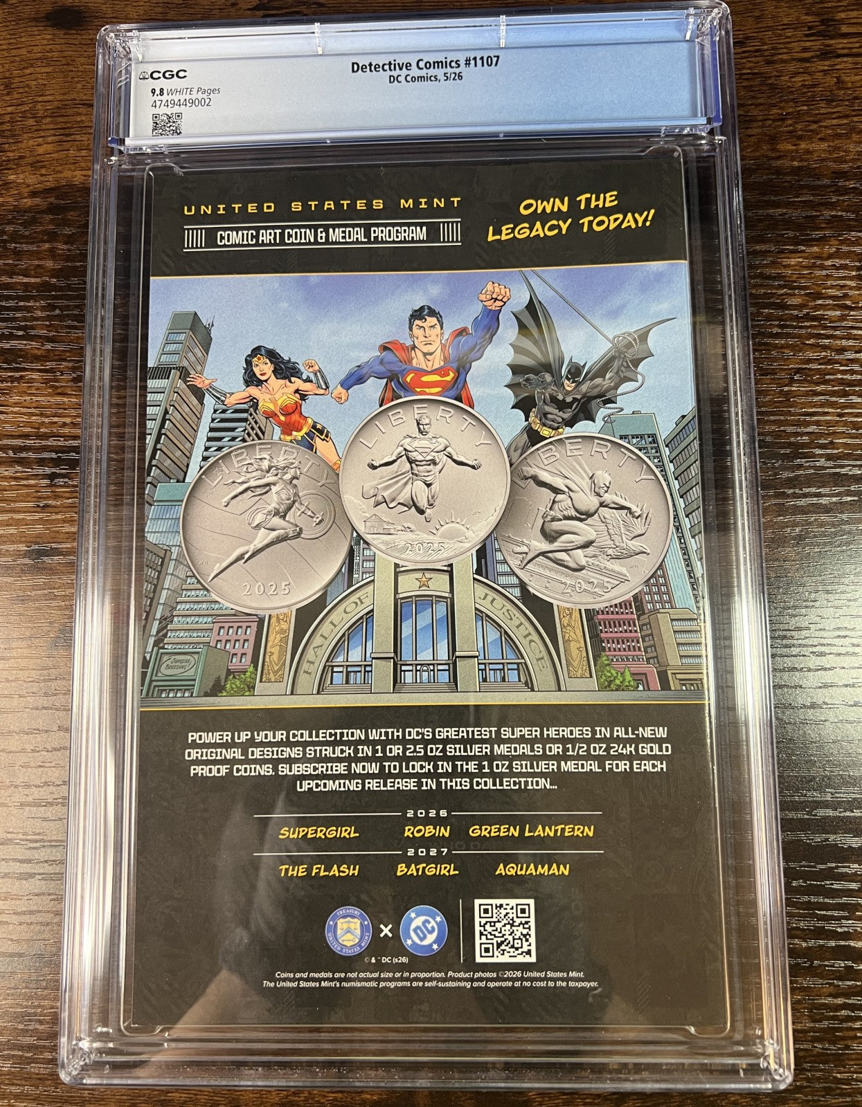 Detective Comics #1107 Tom Taylor All In CGC 9.8 DC 2026