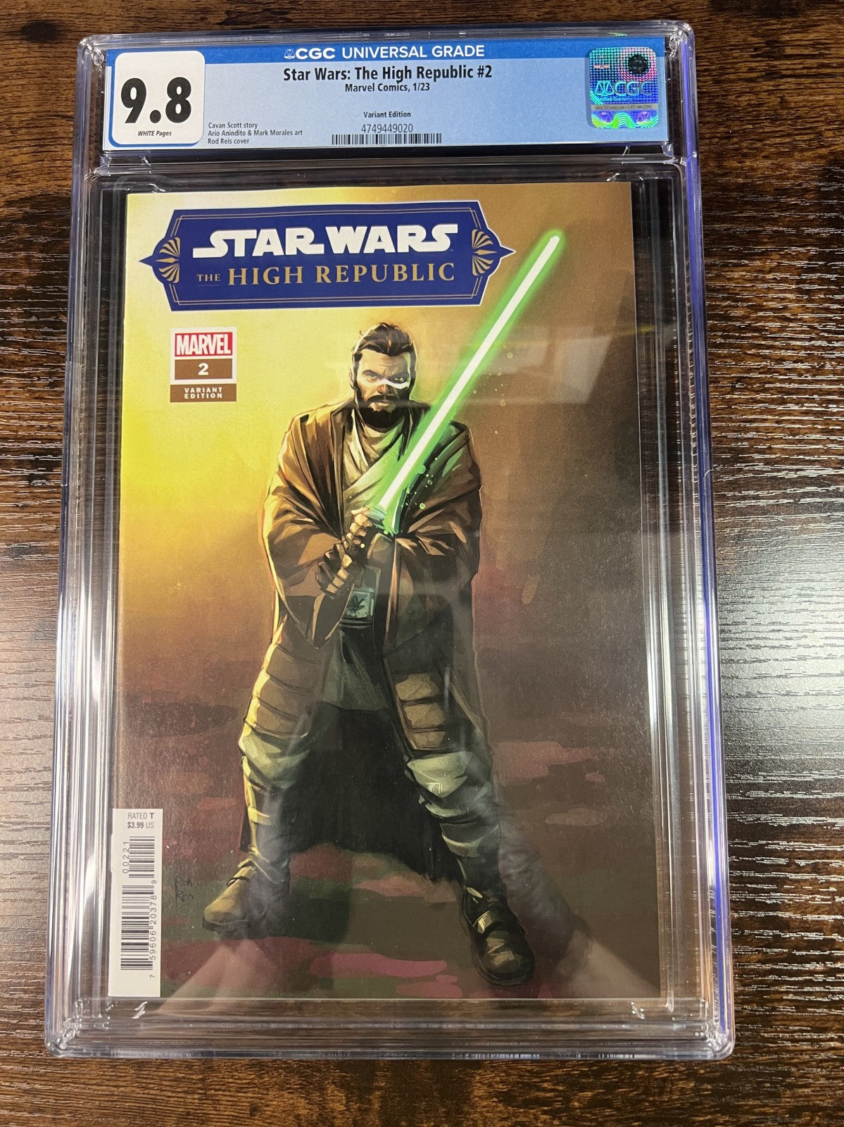 Star Wars The High Republic #2 Variant Edition CGC 9.8 Marvel 2023