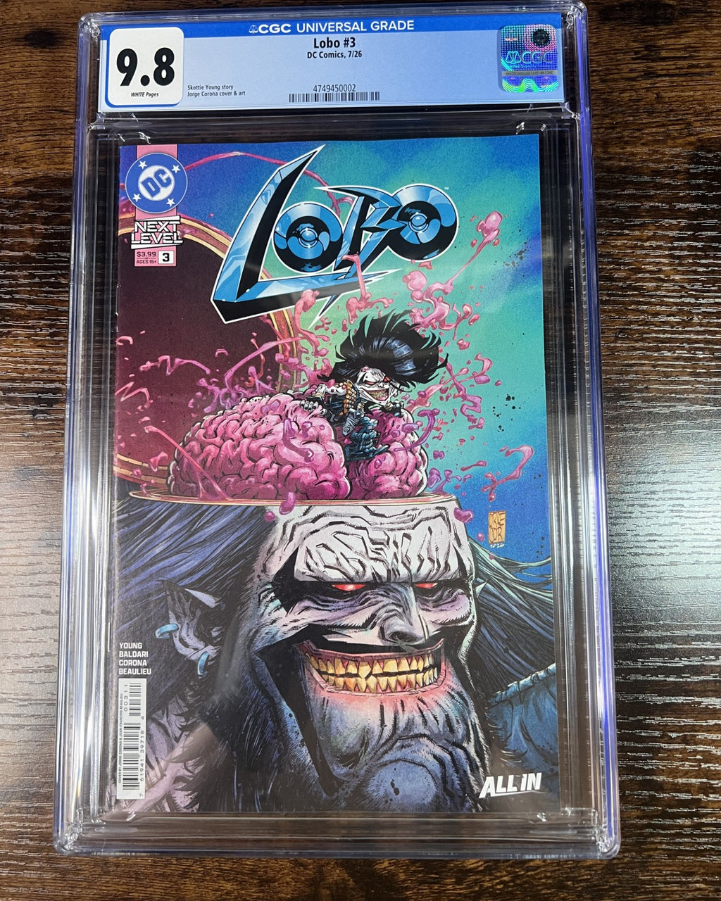 Lobo #3 Jorge Corona Cover A CGC 9.8 DC 2026