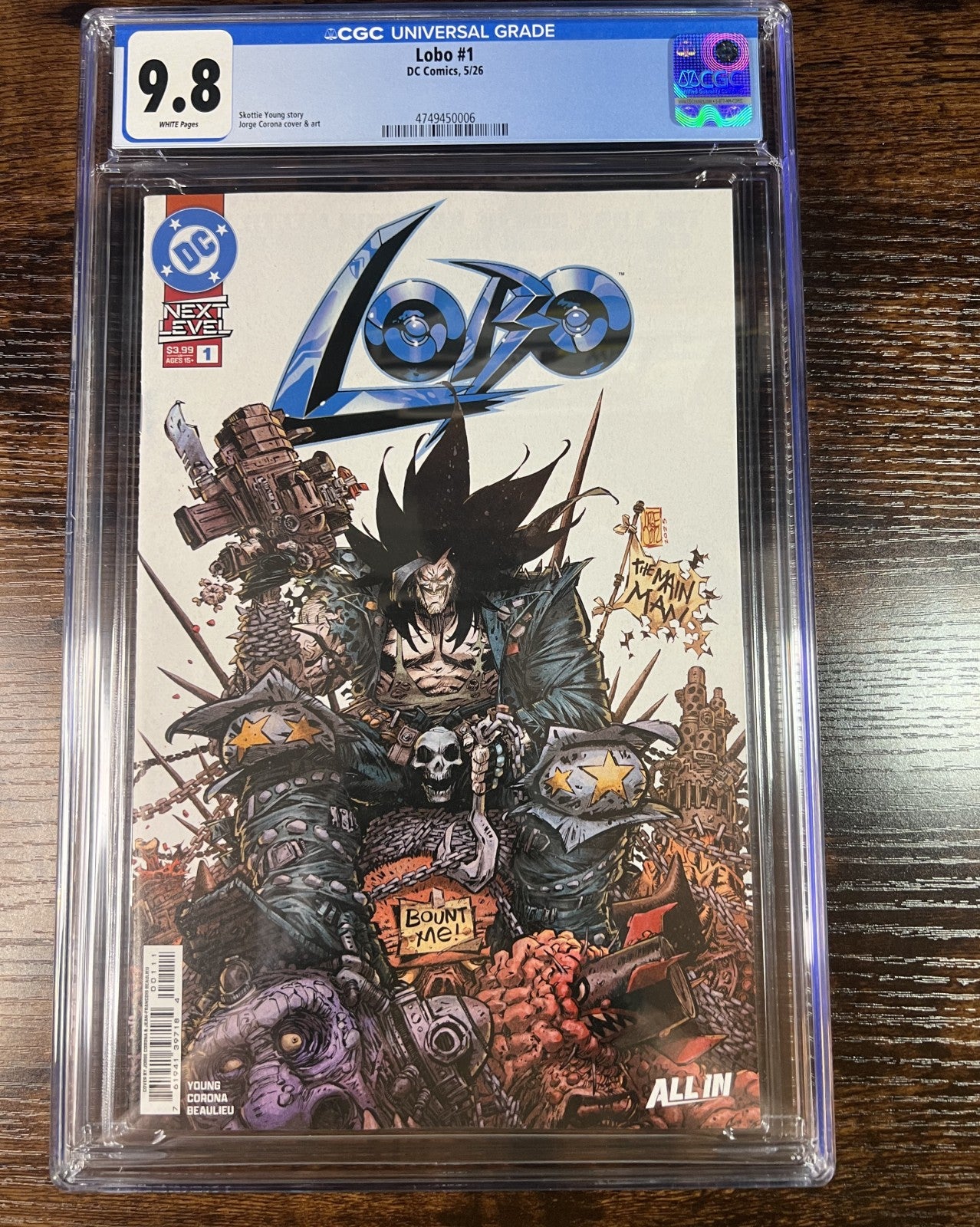 Lobo #1 Jorge Corona Cover A CGC 9.8 DC 2026