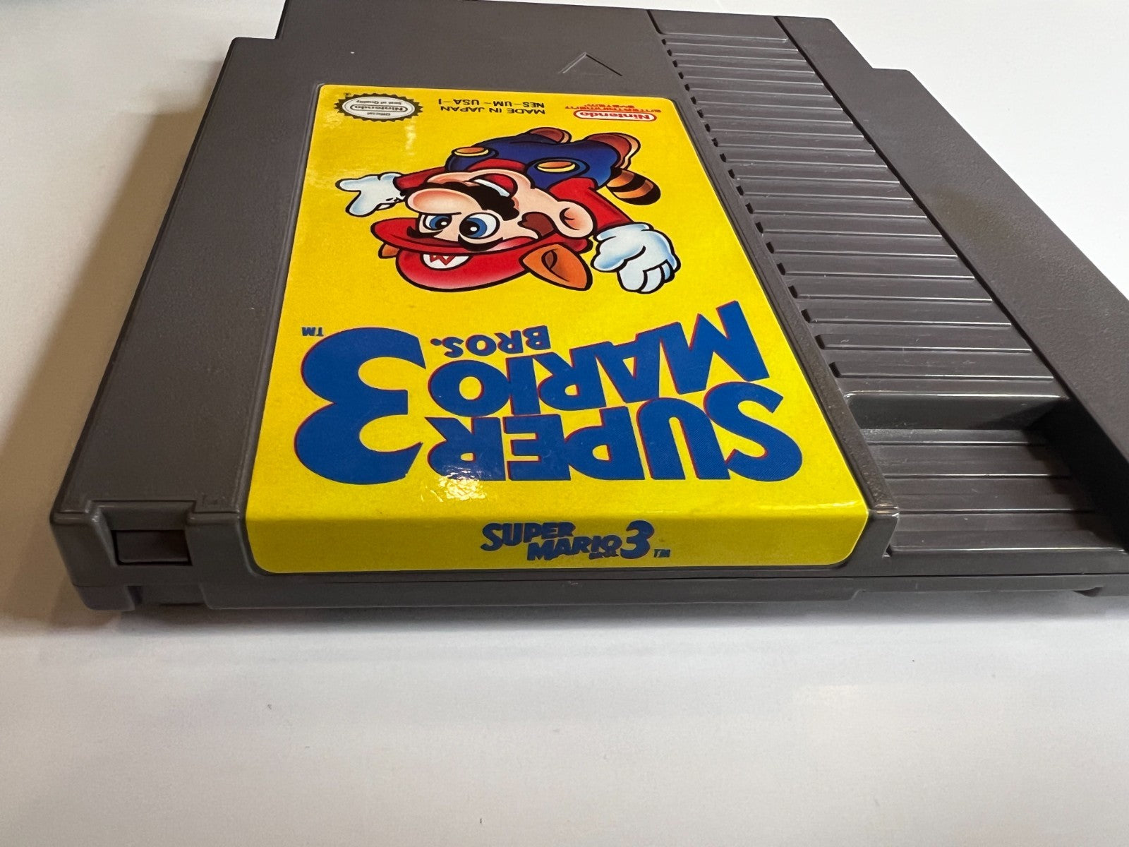 Super Mario Bros 3 NES authentic cartridge