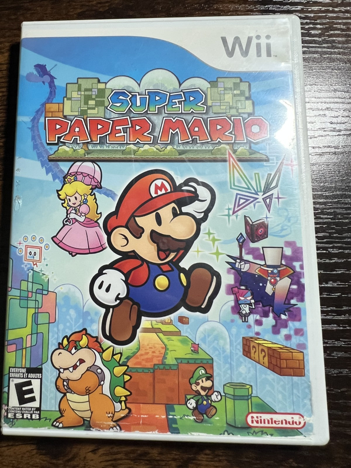 Super Paper Mario Nintendo Wii complete in box