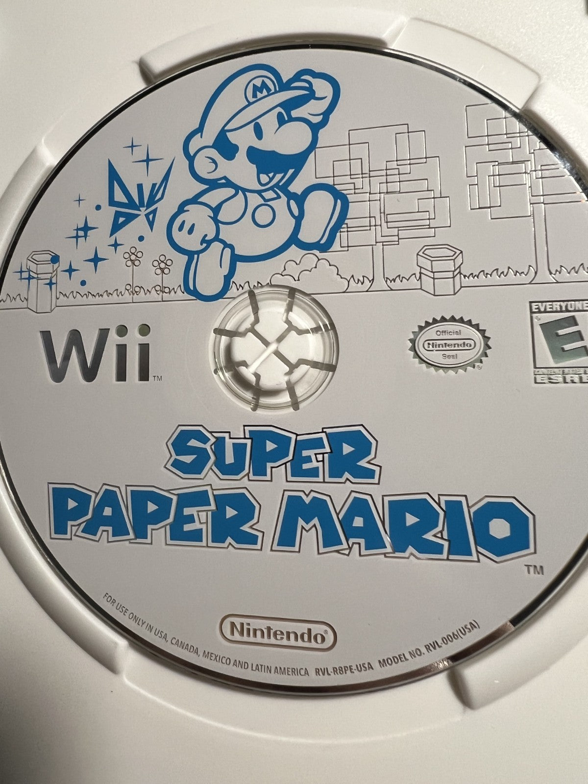 Super Paper Mario Nintendo Wii complete in box
